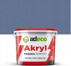 Farba Adeco Fasada Perfekt Akryl Zewnętrzna Lfn0713 Granatowy 3L