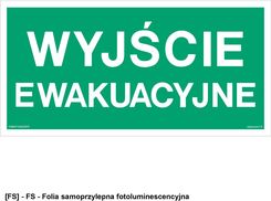 Zdjęcie Signproject Aa001 Wyjście Ewakuacyjne 400X200 - Miechów