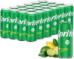 Coca-Cola Coca Cola Napój Gazowany Sprite Limonka Cytryna 330ml X 24 Puszki