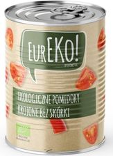 Zdjęcie Eureko Pomidory Krojone Bez Skórki Bio 400g 240g - Małomice