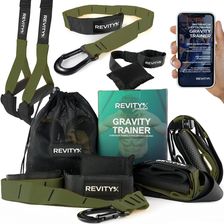 Zdjęcie Taśmy do ćwiczeń TRX Gravity Trainer podwieszane pasy treningowe khaki-czarny - Zgierz