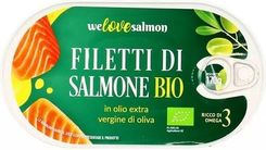 Zdjęcie We Love Salmon Filet Z Łososia W Oliwie Extra Virgine Bio 170g 100g - Zawidów
