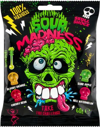 Argo Cukierki Czaszki Na Halloween Super Kwaśne Sour Madness 4