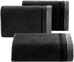 Zdjęcie Eurofirany Ręcznik Frotte Abbie Czarny 500G/M2 70x140cm - Śrem