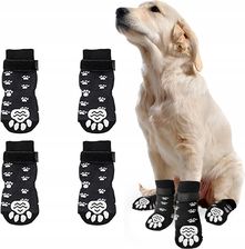 Zdjęcie Skarpetki Dla Psa Z Rzepem Ochronne Rozm S Czarne 101A - Łowicz