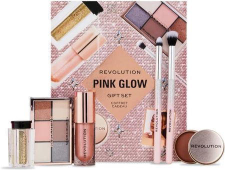 Makeup Revolution Xmass 2024 Pink Glow Zestaw Upominkowy Do Twarzy