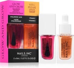 Zdjęcie Nails Inc. Glow And Grow & Vit C Please Zestaw Lakierów Do Paznokci O Działaniu Odżywczym - Pniewy