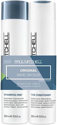 Paul Mitchell Zestaw Nawilżający I Chroniący Włosy Original Save On Duo Szampon Odżywka