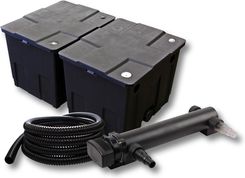 Sunsun Kompletny Zestaw Filtr Do Oczka Wodnego Bf-350B O Pojemności 60000l Jako Przepływowy Odstojnik Uv-324 Odstojn