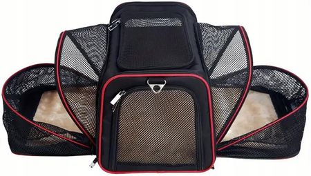 Torba Transportowa Kota Psa Transporter Rozkładany Do 8Kg Duży Wentylacja - zdjęcie 4
