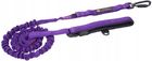 Smycz do biegania z amortyzatorem JoQu Ultra Strong Runners - fioletowa