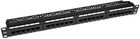 PP24V-1U-UTP6A-B patch panel 19" 24-porty Utp 6a