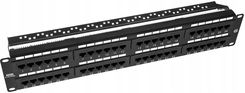 Rack Systems PP48H-2U-UTP6E/B - patch panel 19