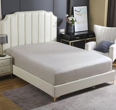 Zdjęcie Spod Igły I Nitki Taupe Prześcieradło Satyna Z Gumką 90X200 - Bełchatów