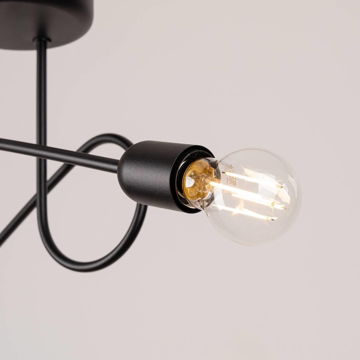 Sollux Lighting Żyrandol Loop 2 Czarny - Opinie i atrakcyjne ceny na ...