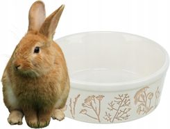 Trixie Miska Ceramiczna Dla Psa Na Karmę Wodę Ciężka Roślinny Wzór 700ml TX25087