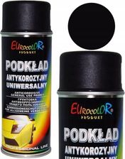 Zdjęcie Eurocolor Farba Podkład Ftalowy Antykorozyjny Spray Czarna 400ml Ral 9005 - Szamocin