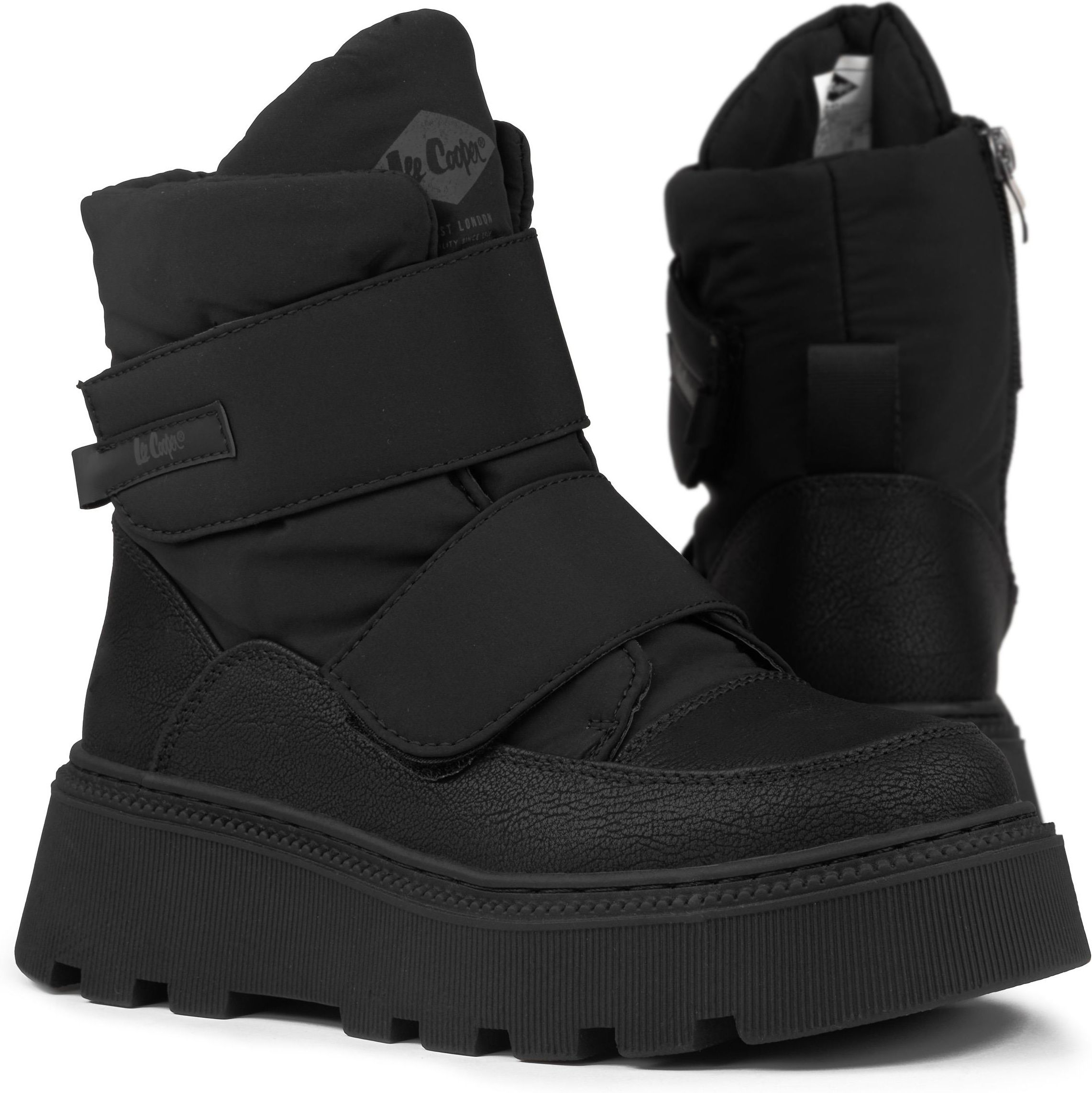 Buty, trapery zimowe damskie Lee Cooper LCJ-24-47-3138 Black