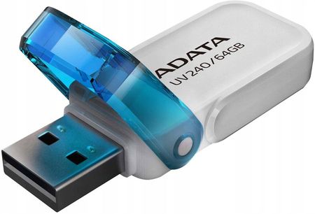 Adata UV240 USB 64GB Biały (AUV24064GRWH)