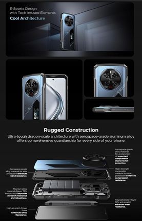 DOOGEE V40 Pro 5G 16GB+512GB ブルー グローバル版 DOOGEE V40 Pro - Rugged Phone with Large Battery – doogee.com