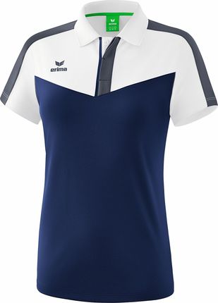 Erima Training Squad Koszulka polo damska weiß navy grau Gr 40