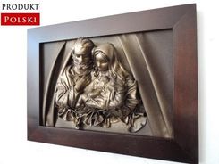 Art Deco Obraz Święta Rodzina Na Podziękowanie Dla Rodziców Ślub Jubileusz Rękodzieło