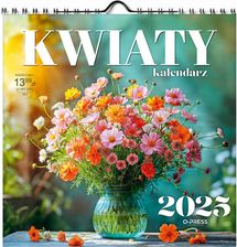 Zdjęcie Kalendarz 2025, kwiaty, ścienny - Skępe