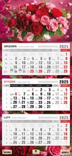 Zdjęcie Kalendarz 2025, trójdzielny, bukiet - Tychy