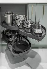 Zdjęcie "Peka" Spółka Z Ograniczoną Odpowiedzialnością PEKA 005.4074.KPL/A LeMans II ARENA Pure 600/ prawy/ antracyt, wysuwane półki do szafki narożnej - Siedliszcze