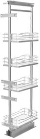Nomet Cargo MAXI 300 4 półki 1410-1710 PRESTIGE SUPREME G2 chrom białe dno W-5400D-300.G2