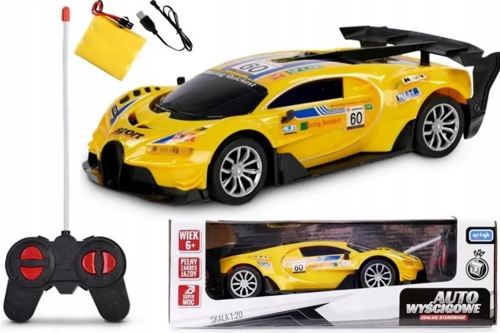 Artyk Auto Wyścigowe R/C Toys For Boys Żółte - Ceny i opinie - Ceneo.pl