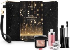 Kiko Milano Holiday Wonderlights Total Look Make Up Gift Set Zestaw Metaliczny Cień Do Powiek 3G + Tusz Do Rzęs 11Ml + Błyszczyk Do Ust 6.5Ml