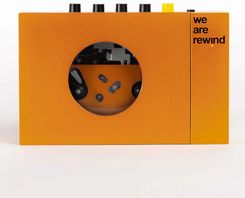 Zdjęcie We Are Rewind Przenośny Odtwarzacz Kaset Z Bluetooth Orange WEA00001 - Golub-Dobrzyń