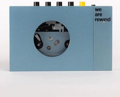 Zdjęcie We Are Rewind Przenośny Odtwarzacz Kaset Z Bluetooth Blue WEA00002 - Golub-Dobrzyń
