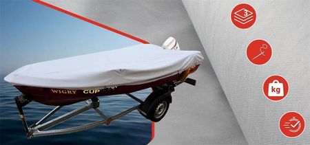 Nava Group Pokrowiec Na Łódź Wędkarską 110G/M2 360-390cm - zdjęcie 3