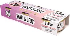 Mr. Bandit Fillet & Jelly Przysmak Dla Kota Mix Smaków Kurczak z Wołowiną Tuńczyk z Łososiem Kurczak Z Jagnięciną 3x80G