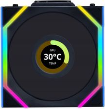 Zdjęcie Wentylator Lian Li UNI FAN SL Wireless LCD ARGB PWM Reverse 120mm Black (12RSLLCD1W1B) - Sulęcin