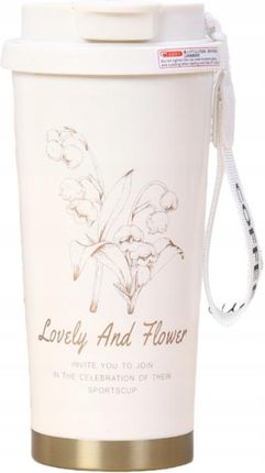 KUBEK TERMICZNY z uchwytem i ustnikiem, przenośny 550ml BD28WZ1 - zdjęcie 4