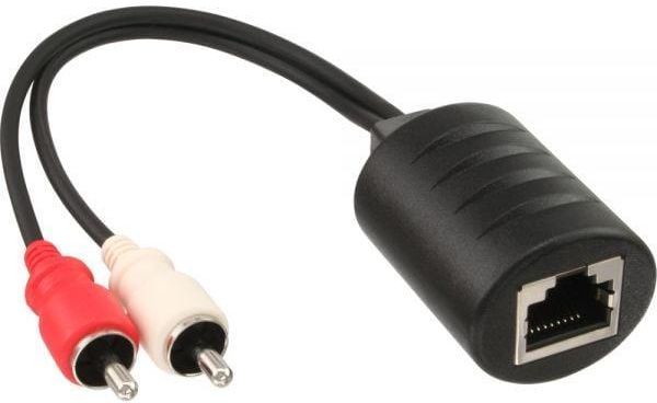Connectique Audio / Vidéo InLine Câble Cinch/jack,®, 2x Cinch mâle à 3