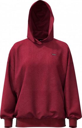 Damska bluza dresowa nierozpinana z kapturem Under Armour UA Icon Hwt Flc Os Hdy - czerwona