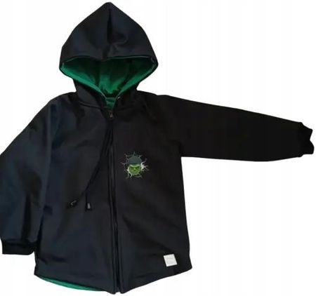 Kurtka softshell czarna z głową Hulka rozmiar 80