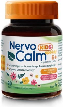 Nervo Calm Kids Spokój Żelki O Smaku Malinowym Dla Dzieci 6+ 30szt. - zdjęcie 2