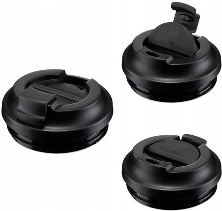 Bez Marki Kubek Termiczny ze stali nierdzewnej BPA FREE Simply Cup 340 ml - Black - zdjęcie 5