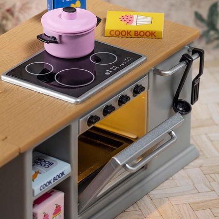 Lundby Zestaw Kuchenka + Lodówka Do Domku Dla Lalek - zdjęcie 5