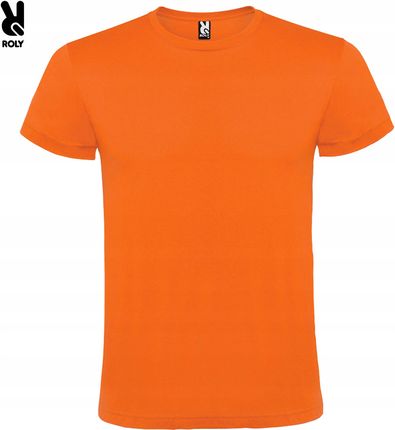 T-shirt Koszulka męska Przewiewna Bawełna Roly Atomic 6424 Pomarańcz L - zdjęcie 2