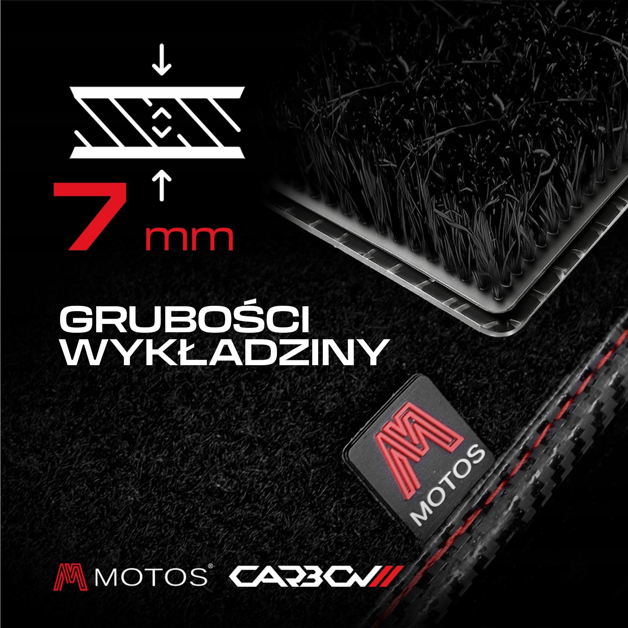 MOTOS Tappetini in gomma per auto adatto per Suzuki Swift VI dal 2017 Migliorare il comfort di viaggio con il tappetino antiscivolo per auto