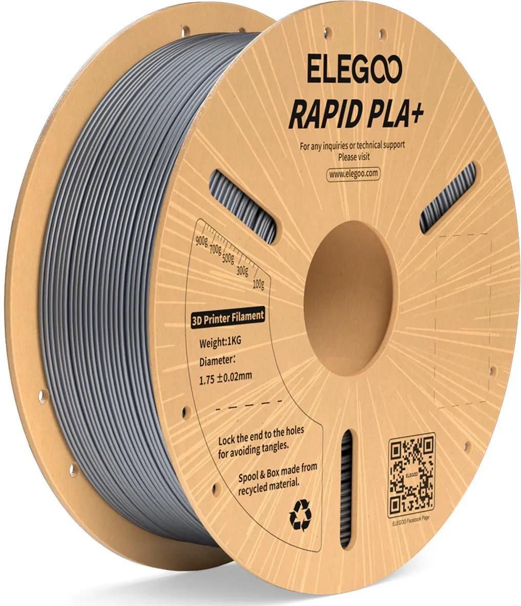 Elegoo - Silk PLA - Argent (Silver) - 1,75 mm - 1 kg