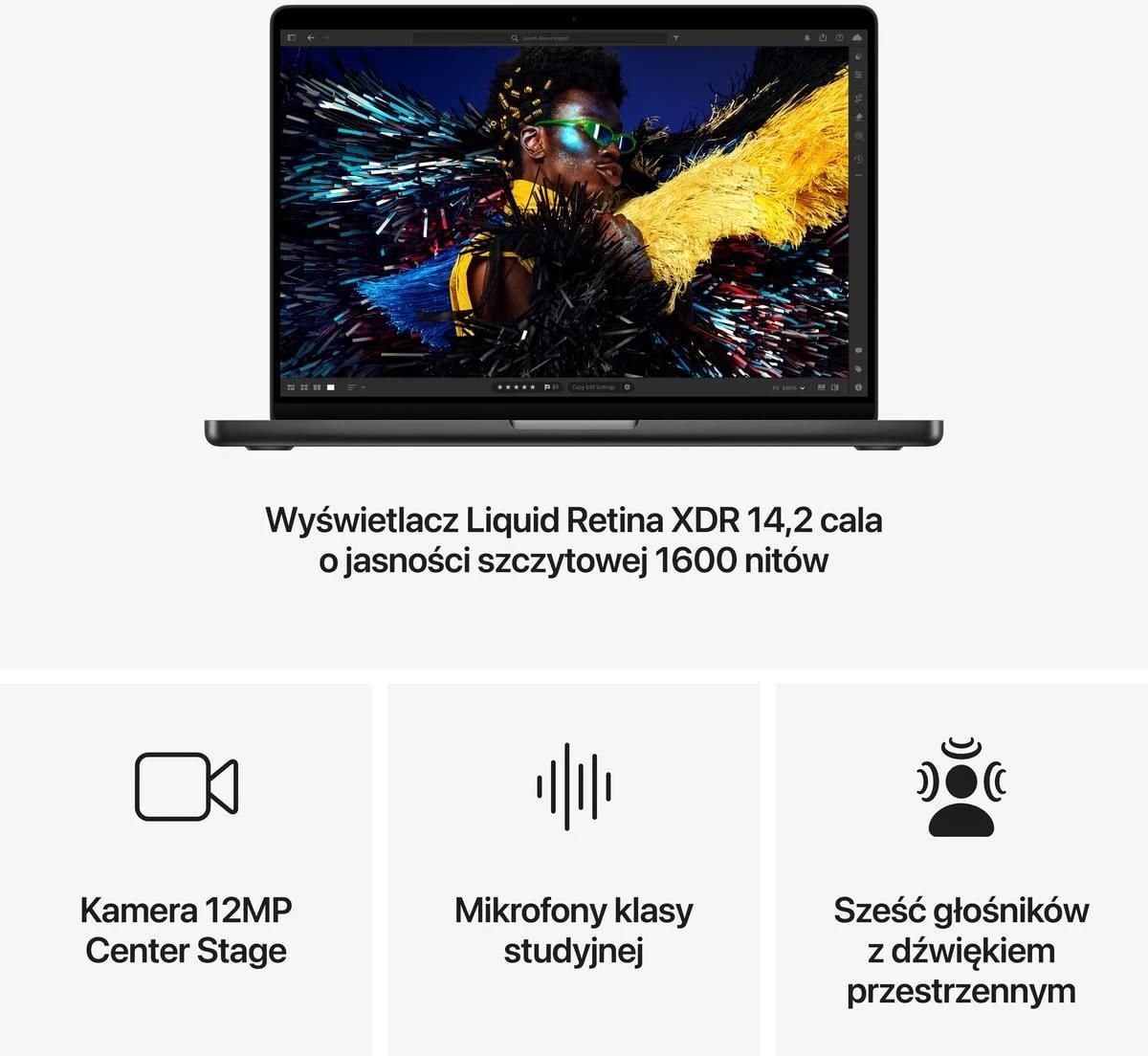 Laptop Apple MacBook Pro 14/M4 Max/64GB/2TB/macOS (MX2K3P1R2D1S1US
