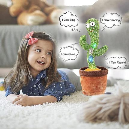 Coolmango Magiczny Interaktywny Kaktus Z Owietleniem Led piewa Taczy I  Powtarza Dwiki - Ceny i opinie - Ceneo.pl