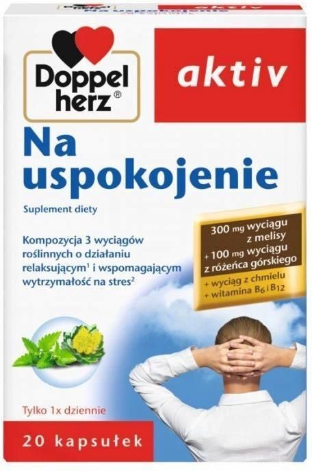 Doppelherz Aktiv Na Uspokojenie 20 Kaps. - Opinie I Ceny Na Ceneo.pl